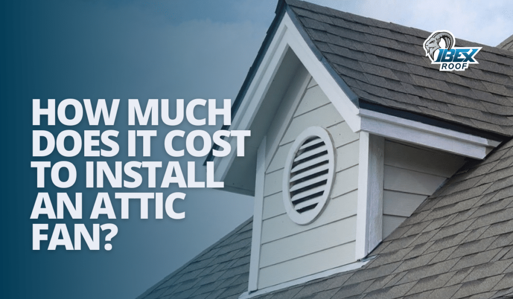 attic fan installation cost